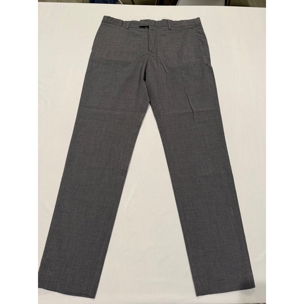 H&M Dress Pants Men's Gray Slim Fit Business Straight Leg 38 x 32